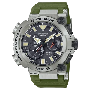 G-Shock MR-G Frogman Black Dial Green Rubber Band Watch MRGBF1000RG-3A