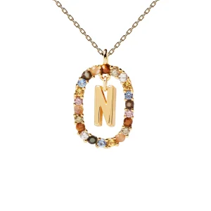 PDPAOLA Letter N Necklace