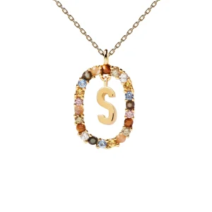 PDPAOLA Letter S Necklace