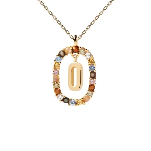 PDPAOLA Letter O Necklace