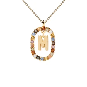 PDPAOLA Letter M Necklace