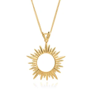 Rachel Jackson Electric Goddess Medium Sun Necklace