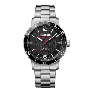 Wenger Roadster Black Dial Stainless Steel Watch 01.1841.104