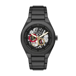 Armani Exchange  Sync Automatic Black Stainless Steel Watch AX4196
