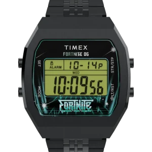 Timex x Fortnite Limited Edition T80 Black Stainless Steel Watch TW2Y46000