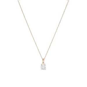 45cm 1.00ct Laboratory-Grown Diamond Solitaire Necklace in 9kt Yellow Gold