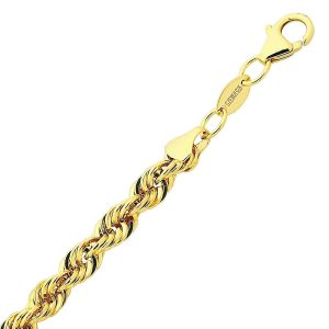 9kt Yellow Gold Silver Infused Necklace