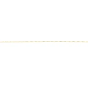 9kt Yellow Gold Curb Necklace 50cm