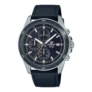 Casio Edifice Standard Chronograph Black Leather Watch EFR526L-2C