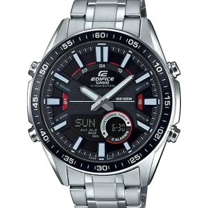 Casio Edifice Analog-Digital Stainless Steel Watch EFVC100D-1A