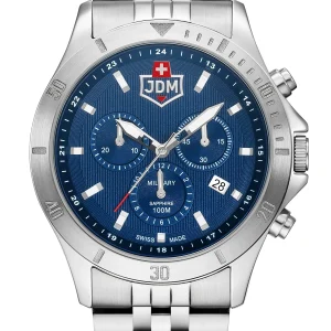 JDM Military Delta Chrono Blue Watch