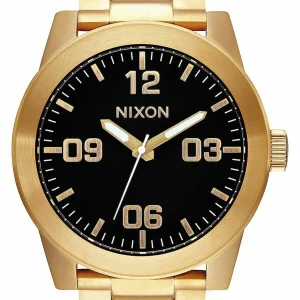 Nixon Corporal SS All Gold And Black Mens Watch A346-510-00