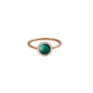 Daniel Wellington Audrey Malachite Rose Gold Ring