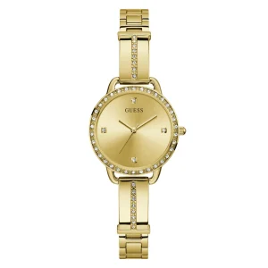 GUESS Ladies Gold Tone Analog Watch GW0022L2