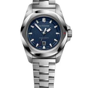 Victorinox I.N.O.X 32mm Stainless Steel Blue Dial Watch 242038