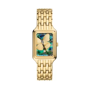 Fossil Raquel Three-Hand Gold Stainless Steel Watch ES5409
