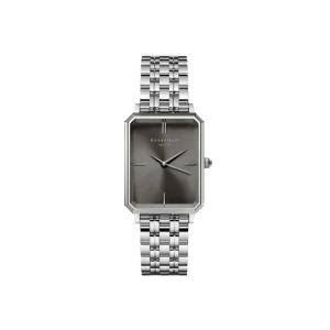 Rosefield The Octagon Grey Sunray Steel Silver Watch OGSSS-O80