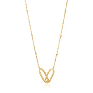 Ania Haie Beaded Chain Link Necklace - Gold