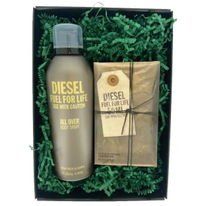 Diesel Fuel For Life For Men 50ml Eau De Toilette & Body Spray Gift Box