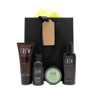 American Crew Shampoo Shaving Cream Moisturiser Hair Gel Gift Set