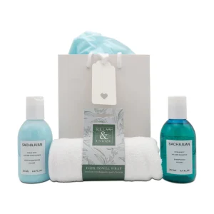 Sachajuan Shampoo Condtioner 250ml Ocean Mist Hair Care Gift Set Towel Wrap