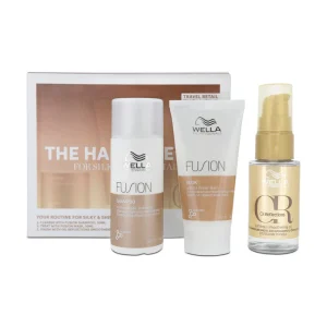 Wella Haircare Travel Set - Hair Shampoo 50ml & Mask 30ml & Oil 30ml