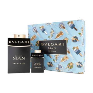 Bvlgari Man In Black Gift Set 100ml Eau De Parfum & 15ml Eau De Parfum (Blemished Box)