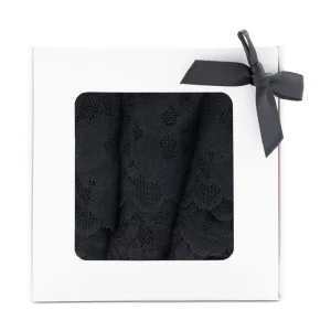 Victoria's Secret Lacie Black Thong 3 Pack Set - Medium