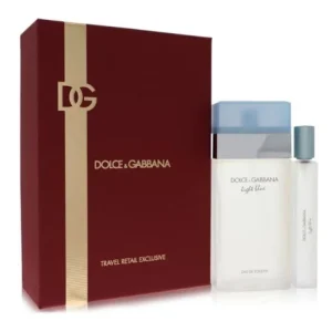 Dolce & Gabbana Light Blue 100ml Eau De Toilette Gift Set With 10ml Travel Spray
