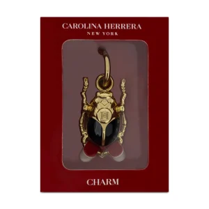 Carolina Herrera Black Beetle Charm