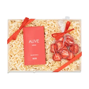 Hugo Boss Alive Intense Eau de Parfum Gift Set with Chocolates