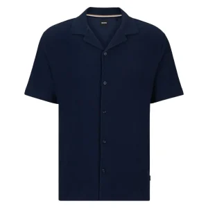 Hugo Boss Powell 129 Men's Shirt Dark Blue