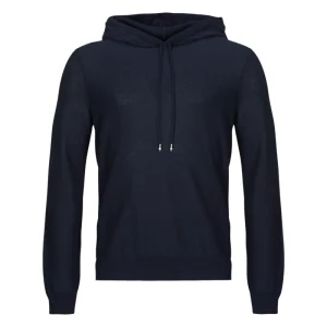 Hugo Boss Trapani Men's Knitted Hoodie Dark Blue