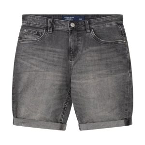 Tom Tailor Men's Regular Slim Denim Shorts Grey