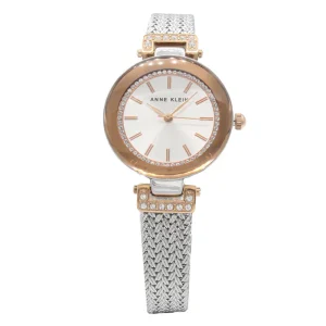 Anne Klein Silver & Rose Gold Ladies Watch AK1907