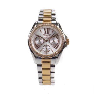 Aviator Ladies Watch Rose Gold & Steel 3 Straps (Blemished Box)