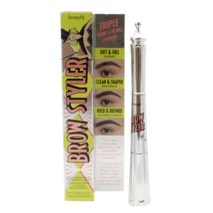 Benefit Brow Styler Brow Pencil & Face Powder Duo Soft Black