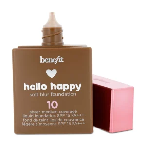 Benefit Hello Happy Soft Blur Foundation 10 Deep Warm (Blemished Box)