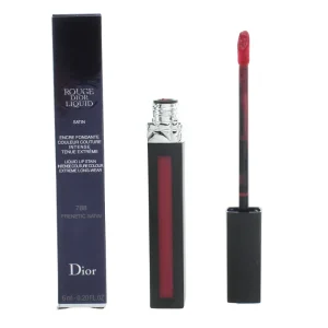 Dior Rouge Liquid Lip Stain Red 788 Frenetic Satin