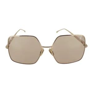 Fendi Pink Flash Square Ladies Sunglasses 0439/S 0DDB