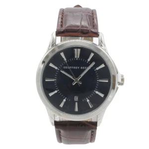 Geoffrey Beene Leather Men's Watch GB8070SLBNNV