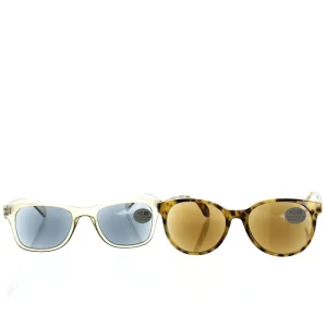 City Horn Sunglasses +2.00 Have A Look Type B Olive