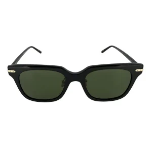 Linda Farrow Empire D-Frame Black Unisex Sunglasses 6235/LF28C5SUN