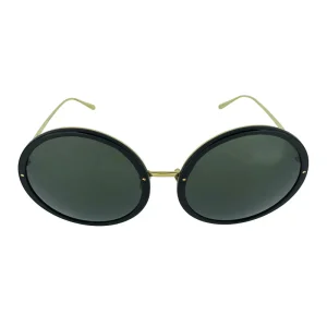 Linda Farrow Oversized Black Women's Sunglasses 6138LFL457