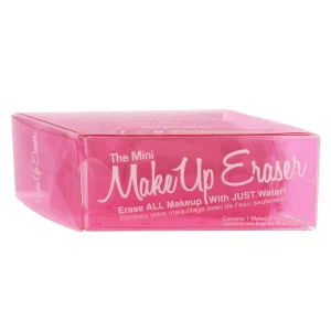 Mini Make Up Eraser Remover Pink Cloth Anti Bacterial - 2 Pack
