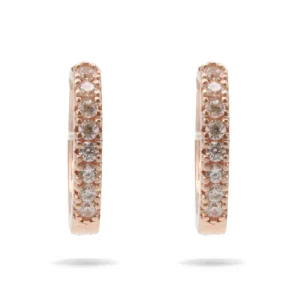 Sif Jakobs Ellera Medio Rose Gold Hoop Earrings