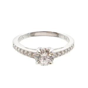 Swarovski Attract Silver Ring Size P/Q