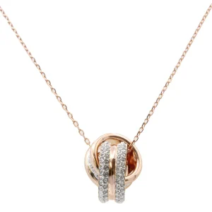 Swarovski Further Rose Gold Pendant Necklace