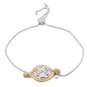 Swarovski Humanist Sun Collection Rose Gold & Silver Bracelet