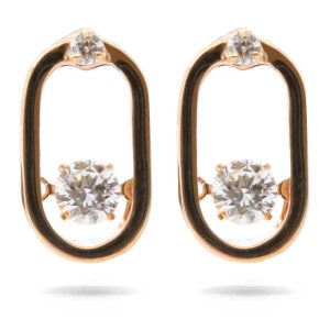 Swarovski Sparkling Dance Rose Gold Earrings 5468118